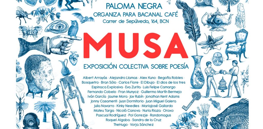 MUSA, exposición en Bacanal Café, Barcelona